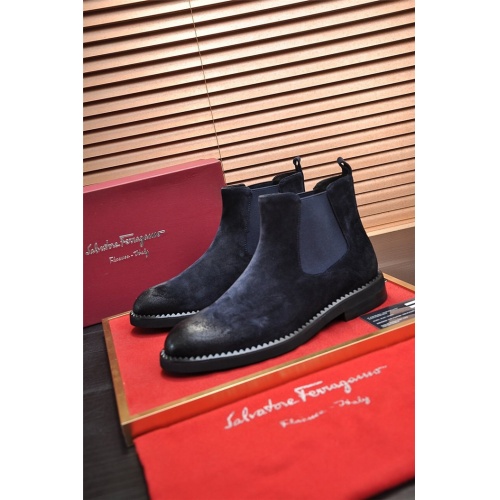 Salvatore Ferragamo Boots For Men #928167 $130.00 USD, Wholesale Replica Salvatore Ferragamo Boots