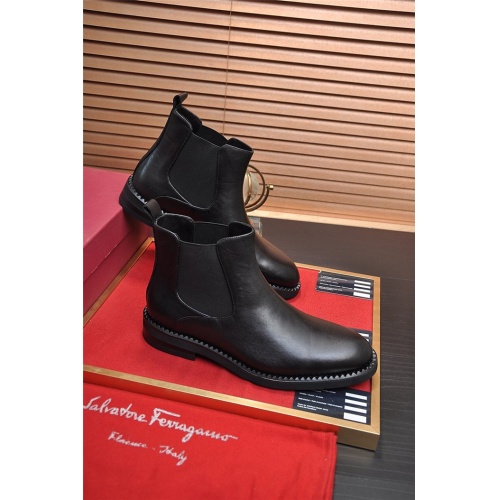 Replica Salvatore Ferragamo Boots For Men #928168 $130.00 USD for Wholesale