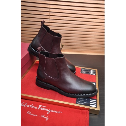 Replica Salvatore Ferragamo Boots For Men #928169 $130.00 USD for Wholesale