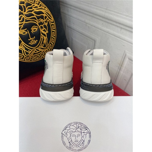 Replica Versace High Tops Shoes For Men #928175 $85.00 USD for Wholesale