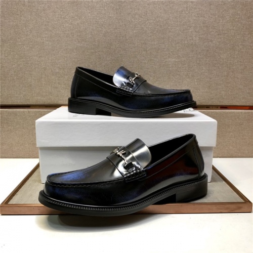 Replica Versace Leather Shoes For Men #928251 $105.00 USD for Wholesale