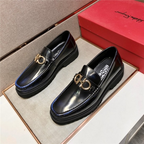 Salvatore Ferragamo Leather Shoes For Men #928258 $102.00 USD, Wholesale Replica Salvatore Ferragamo Leather Shoes