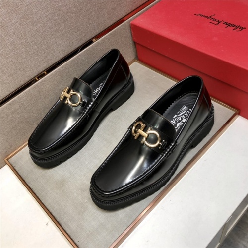 Salvatore Ferragamo Leather Shoes For Men #928260 $102.00 USD, Wholesale Replica Salvatore Ferragamo Leather Shoes