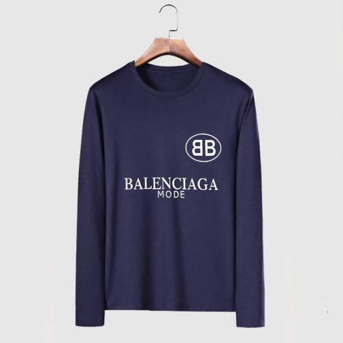 Balenciaga T-Shirts Long Sleeved For Men #928384 $29.00 USD, Wholesale Replica Balenciaga T-Shirts