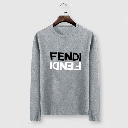 Fendi T-Shirts Long Sleeved For Men #928448 $29.00 USD, Wholesale Replica Fendi T-Shirts