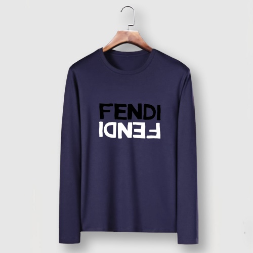 Fendi T-Shirts Long Sleeved For Men #928450 $29.00 USD, Wholesale Replica Fendi T-Shirts