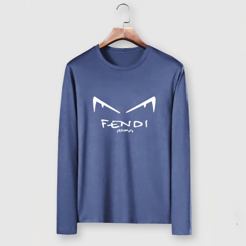 Fendi T-Shirts Long Sleeved For Men #928468 $29.00 USD, Wholesale Replica Fendi T-Shirts