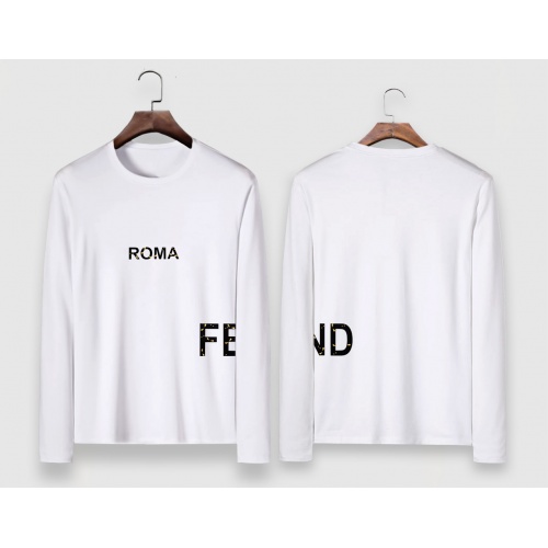 Fendi T-Shirts Long Sleeved For Men #928496 $29.00 USD, Wholesale Replica Fendi T-Shirts