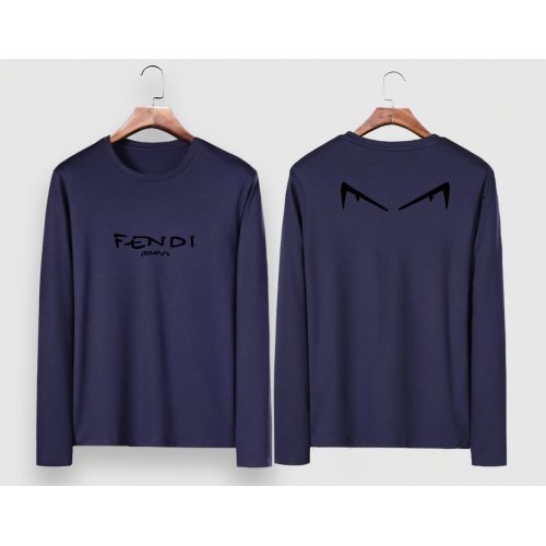 Fendi T-Shirts Long Sleeved For Men #928500 $29.00 USD, Wholesale Replica Fendi T-Shirts