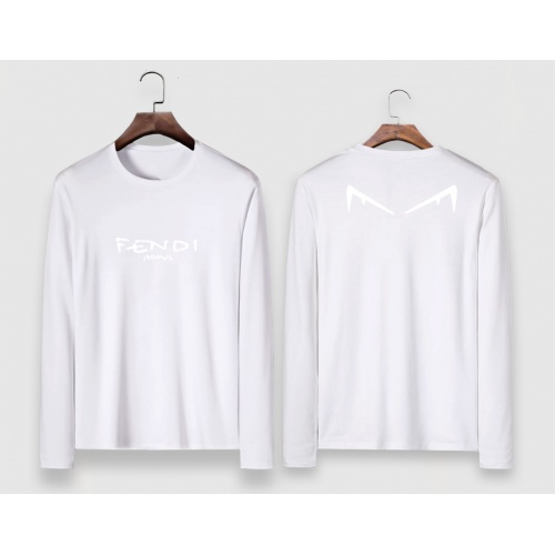 Fendi T-Shirts Long Sleeved For Men #928506 $29.00 USD, Wholesale Replica Fendi T-Shirts
