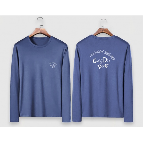 Dolce &amp; Gabbana D&amp;G T-Shirts Long Sleeved For Men #928512 $29.00 USD, Wholesale Replica Dolce &amp; Gabbana D&amp;G T-Shirts