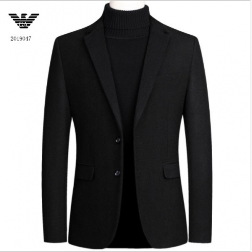 Armani Jackets Long Sleeved For Men #928526 $85.00 USD, Wholesale Replica Armani Jackets