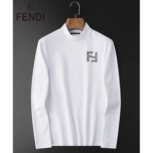 Fendi T-Shirts Long Sleeved For Men #928753 $36.00 USD, Wholesale Replica Fendi T-Shirts