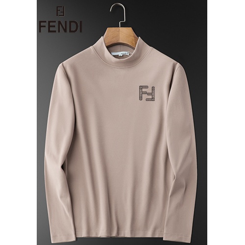 Fendi T-Shirts Long Sleeved For Men #928754 $36.00 USD, Wholesale Replica Fendi T-Shirts