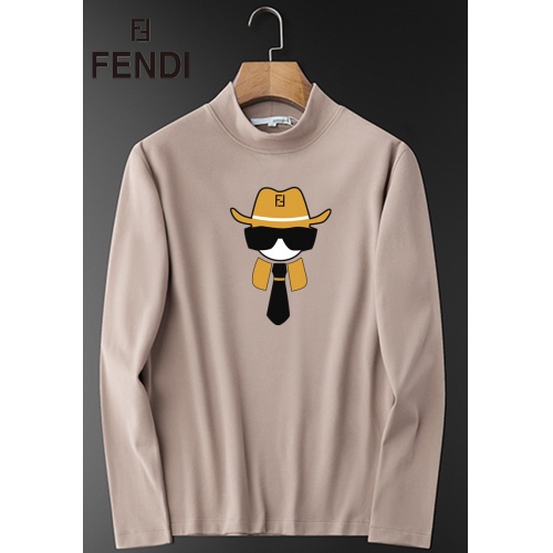 Fendi T-Shirts Long Sleeved For Men #928759 $36.00 USD, Wholesale Replica Fendi T-Shirts