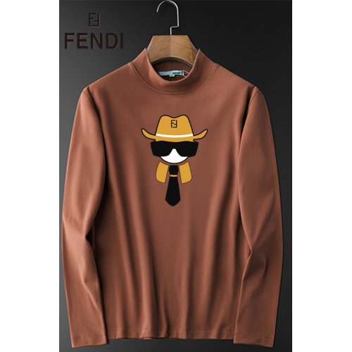 Fendi T-Shirts Long Sleeved For Men #928760 $36.00 USD, Wholesale Replica Fendi T-Shirts