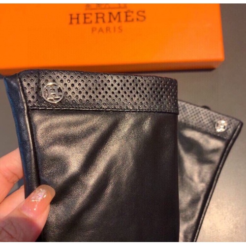Replica Hermes Gloves For Women #929058 $52.00 USD for Wholesale