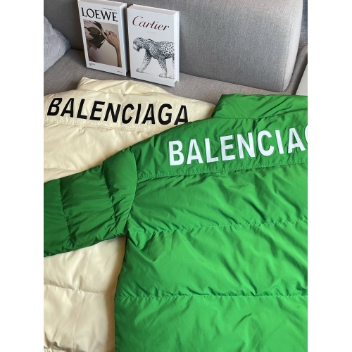 Replica Balenciaga Down Feather Coat Long Sleeved For Unisex #929132 $100.00 USD for Wholesale