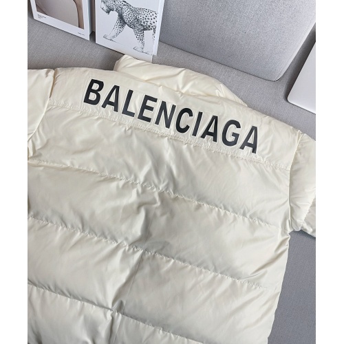 Replica Balenciaga Down Feather Coat Long Sleeved For Unisex #929134 $100.00 USD for Wholesale
