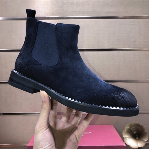 Replica Salvatore Ferragamo Boots For Men #929185 $130.00 USD for Wholesale