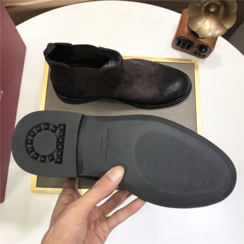 Replica Salvatore Ferragamo Boots For Men #929186 $130.00 USD for Wholesale