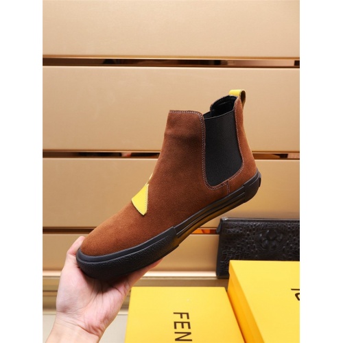 Replica Fendi Fashion Boots For Men #929216 $82.00 USD for Wholesale