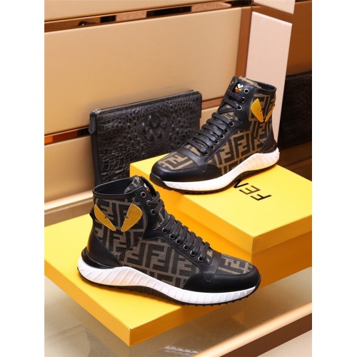 Replica Fendi Fashion Boots For Men #929218 $88.00 USD for Wholesale