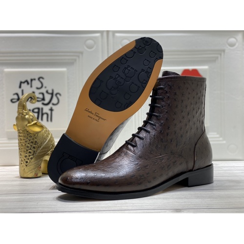 Salvatore Ferragamo Boots For Men #929296 $112.00 USD, Wholesale Replica Salvatore Ferragamo Boots