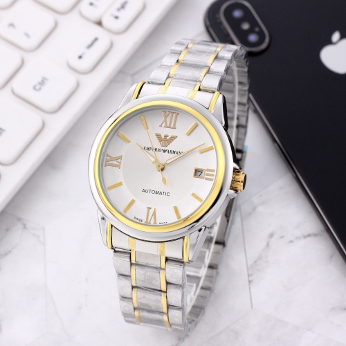 Armani Watches For Men #929327 $42.00 USD, Wholesale Replica Armani Watches