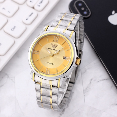 Armani Watches For Men #929328 $42.00 USD, Wholesale Replica Armani Watches