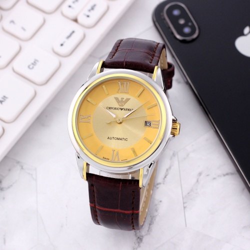 Armani Watches For Men #929331 $42.00 USD, Wholesale Replica Armani Watches