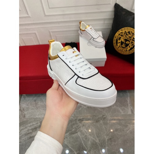 Replica Versace Casual Shoes For Men #929558 $72.00 USD for Wholesale