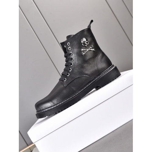 Replica Philipp Plein PP Boots For Men #929568 $82.00 USD for Wholesale