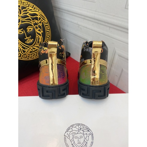 Replica Versace High Tops Shoes For Men #929607 $76.00 USD for Wholesale