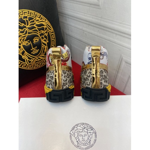 Replica Versace High Tops Shoes For Men #929610 $76.00 USD for Wholesale