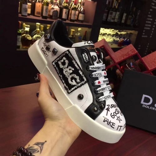 Replica Dolce & Gabbana D&G Casual Shoes For Men #929629 $92.00 USD for Wholesale