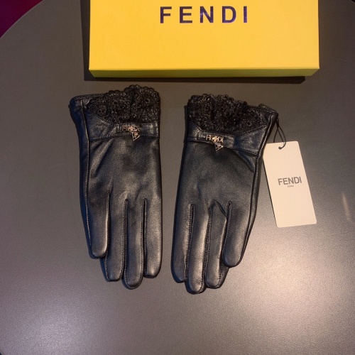 Fendi Gloves For Women #929795 $56.00 USD, Wholesale Replica Fendi Gloves