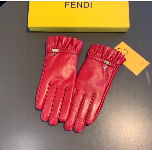 Fendi Gloves For Women #929796 $56.00 USD, Wholesale Replica Fendi Gloves
