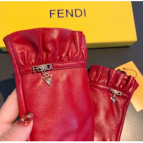 Replica Fendi Gloves For Women #929796 $56.00 USD for Wholesale