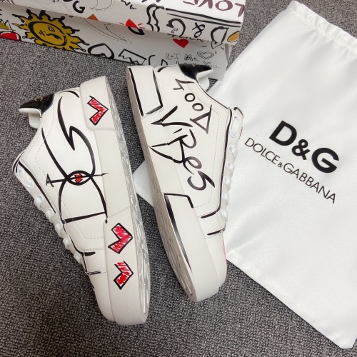 Replica Dolce & Gabbana D&G Casual Shoes For Men #929811 $98.00 USD for Wholesale