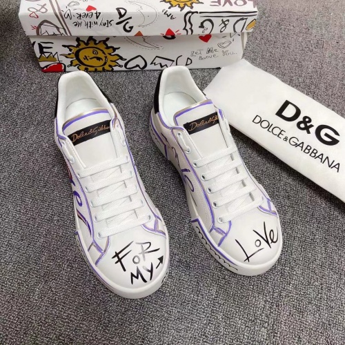 Replica Dolce & Gabbana D&G Casual Shoes For Men #929812 $98.00 USD for Wholesale