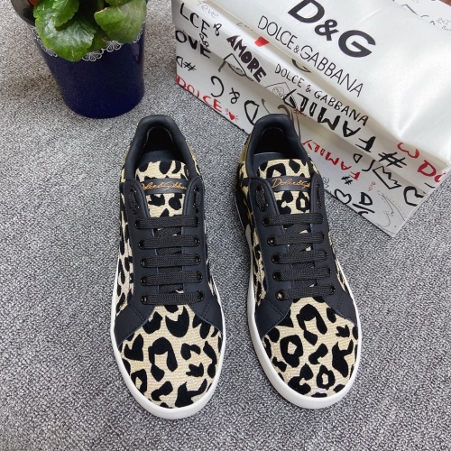Replica Dolce & Gabbana D&G Casual Shoes For Women #929897 $82.00 USD for Wholesale
