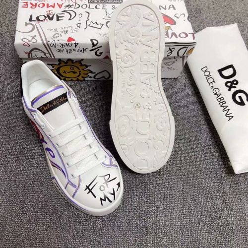 Replica Dolce & Gabbana D&G Casual Shoes For Women #929934 $96.00 USD for Wholesale