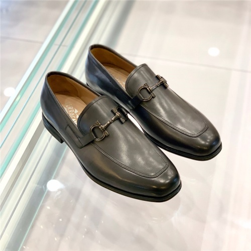 Ferragamo Salvatore FS Leather Shoes For Men #930087