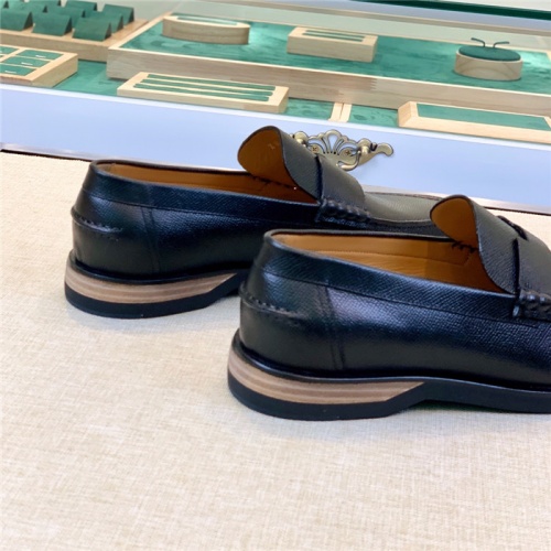 Replica Hermes Leather Shoes For Men #930090 $160.00 USD for Wholesale