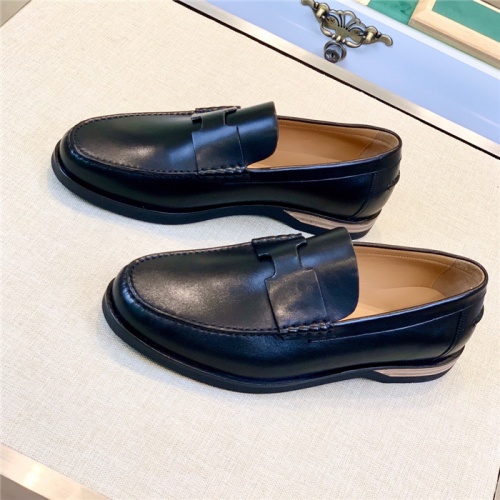 Replica Hermes Leather Shoes For Men #930091 $160.00 USD for Wholesale
