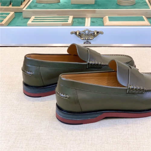 Replica Hermes Leather Shoes For Men #930092 $160.00 USD for Wholesale