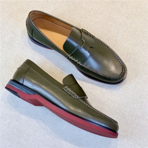 Replica Hermes Leather Shoes For Men #930092 $160.00 USD for Wholesale