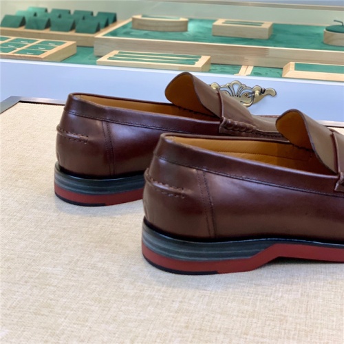 Replica Hermes Leather Shoes For Men #930094 $160.00 USD for Wholesale