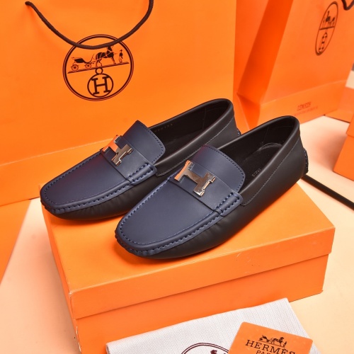 Hermes Leather Shoes For Men #930196 $80.00 USD, Wholesale Replica Hermes Leather Shoes